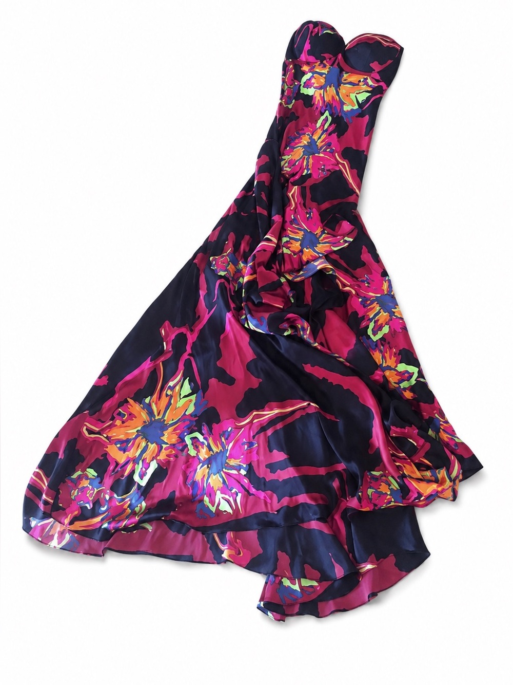 Stunning Silk Dress Russian Designer